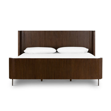 Fletcher Bed, Terra Brown Oak Veneer