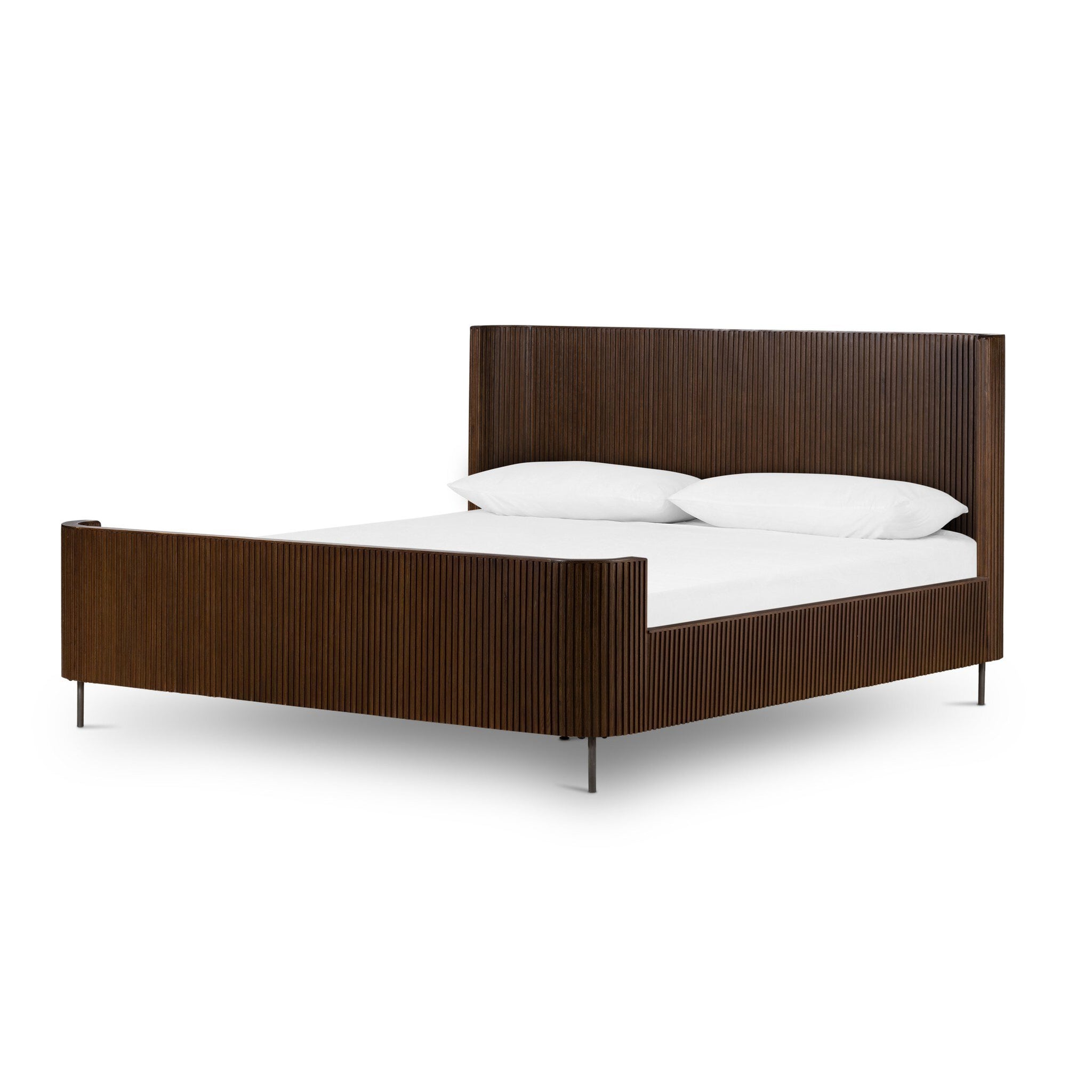 Fletcher Bed, Terra Brown Oak Veneer