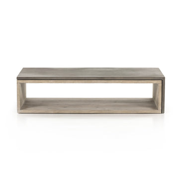 Faro Coffee Table, Dark Grey Concrete