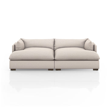 Westwood Double Chaise Sectional, Bayside Pebble