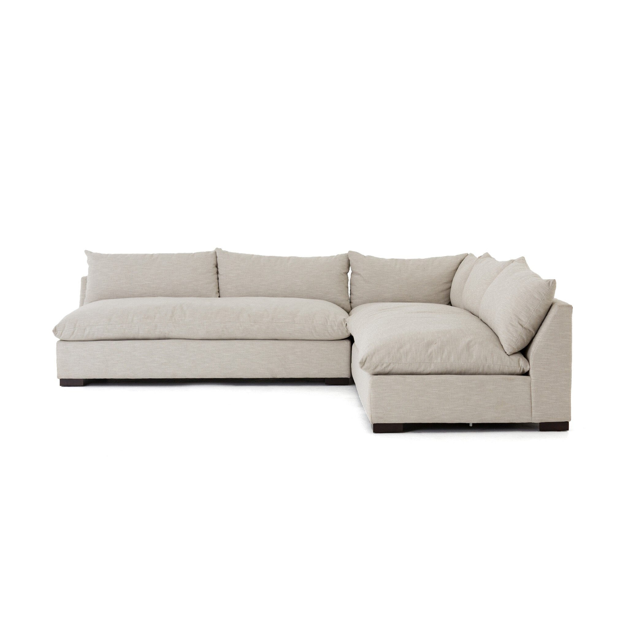 Grant 3-Piece Sectional, Ashby Oatmeal