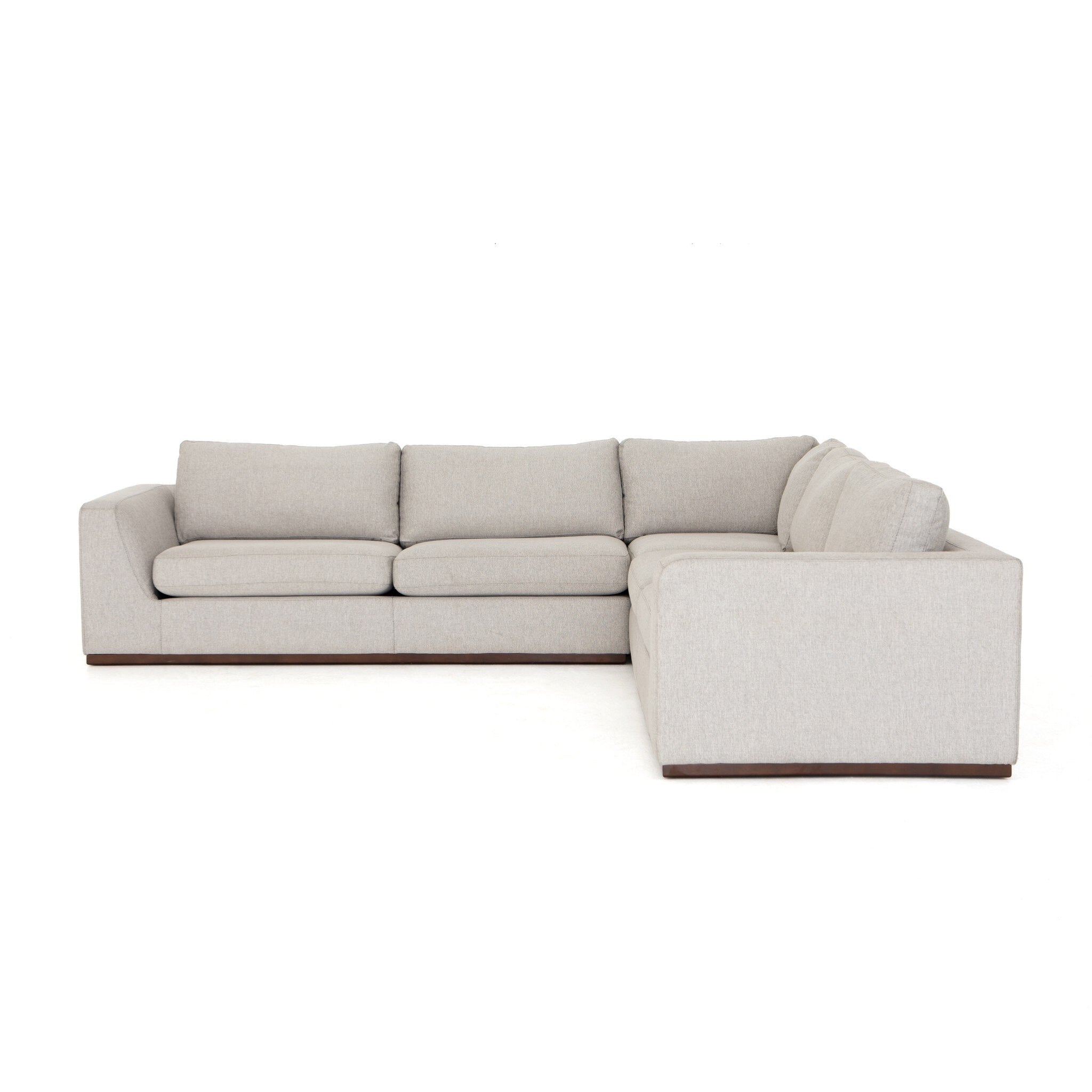 Colt 3-Piece Sectional, Aldred Silver